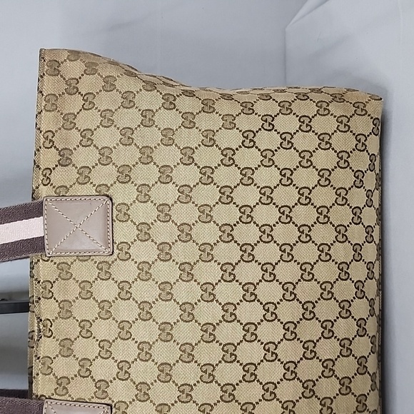 GUCCI GG Web Diaper / Tote Bag - Picture 7 of 15